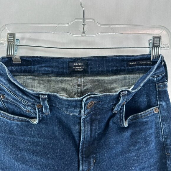 Citizens of Humanity Jeans Womens Size 27 Rocket High Rise Skinny Stretch Blue - Picture 8 of 10